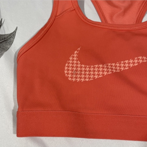 NEW Nike [ XS ] Swoosh‎ Iconoclash Sports Bra in Magic Ember/ Crimson Bliss - Picture 6 of 11